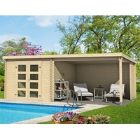 Lasita Maja Gartenhaus »Novia 275 Plus«, beige