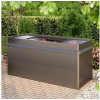 Primeyard 200 x 85 x 77 cm Hochbeet, Stahl,