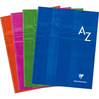 Clairefontaine 5x Adressbuch 17x22cm mit Hardcover, 96 Blatt, kariert