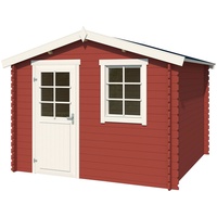Lasita Maja Gartenhaus »Nina 175«, Blochbohlenhaus 28mm, Fundamentmass 2750x1750,