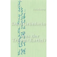 Suhrkamp Aus der Traum (Kartei): Aufsätze und Notate