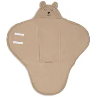 Jollein Einschlagdecke Puckdecke z.B. für Babyschale Bear Boucle Biscuit