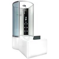 AcquaVapore Kombination Badewanne Dusche K50-R00 Duschtempel 100x170 cm