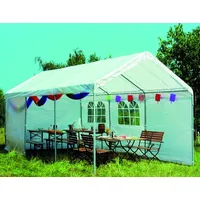 Siena Garden Dach weiß zu Autopavillon 3x6 Meter, PE-Gewebe
