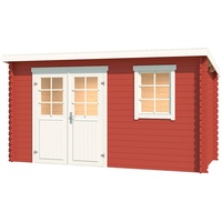 Lasita Maja Gartenhaus »Amira 175«, Blochbohlenhaus 28mm, Fundamentmass 3800x1750,