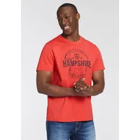 Delmao T-Shirt DELMAO, Herren, Gr. S (44/46), rot, Single