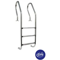 Gre 126674 - rutschfeste Poolleiter für Echtholzpools, mit 3