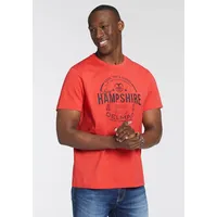 Delmao T-Shirt DELMAO, Herren, Gr. 3XL (64/66), rot, Single