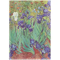 Paperblanks Van Gogh’s Irises Midi Hardback Address Book (Elastic