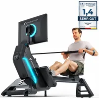 Sportstech Rudergerät sRow 21,5" Touch-Display | LED-Feedback | Kurse