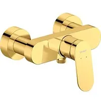Duravit Brause-Einhebelmischer Wave AP, Gold poliert