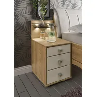 Wiemann Nachtkonsole Kiruna, Eiche teilmassiv, Made in Germany, mit