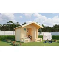 Lasita Maja Kinderspielhaus Pinocchio Natur 180 cm x 180