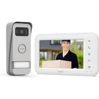 Avidsen Elia SMART Video-Türsprechanlage WLAN Komplett-Set Weiß, Aluminium