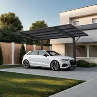 Ximax Carport Wing 2,80 x 5,31 m anthrazit mit