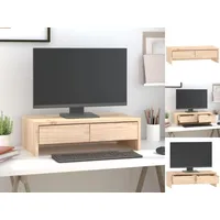 VidaXL Monitorständer 50x27x15 cm Massivholz Kiefer