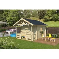 Lasita Maja Kinderspielhaus Lido Natur 215 cm x 215