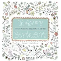 Korsch Verlag Geburtstagskalender Happy Birthday: Immerwährender Wandkalender. Format 22,5