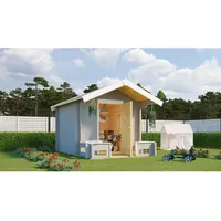 Lasita Maja Kinderspielhaus Pinocchio Lichtgrau 180 cm x 180