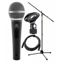 Pronomic DM-58 Vocal Mikrofon Starter Set inkl. Ständer, Klemme