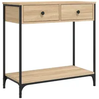 VidaXL Sonoma-Eiche Konsolentisch 75x34,5x75 cm