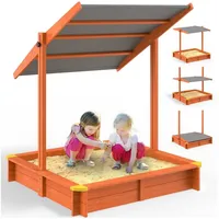 Spielwerk® Sandkasten Sami 120 x 120 cm 