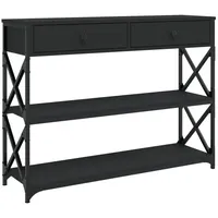 VidaXL Konsolentisch 100x28x75 cm schwarz