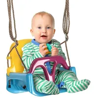 Outsunny Kinderschaukel mit verstellbarem Seil 120-180 cm