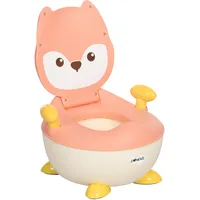 Zonekiz Kinder Töpfchen Kindertoilette im Fuchs-Design, Babytöpfchen mit Griff