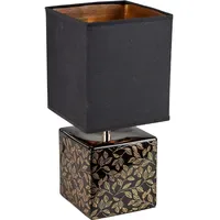 Formano Lampe 35 cm Schwarz/Gold
