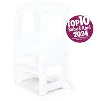 Babybay Lernturm Littlefoot Holz Weiß