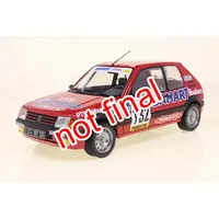 Solido 1:18 Peugeot 205 GTI, 1,6L #132 rot