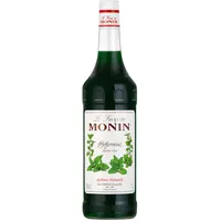Monin Sirup Pfefferminz grün - Vielseitiger Minzsirup für Cocktails,