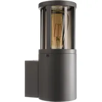 Deko-Light Facado II Wandleuchte, E27, 731153 Wandaufbauleuchte rund getönt,