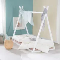 Roba Kinderbett Tipibett 70 x 140 cm Holz weiß