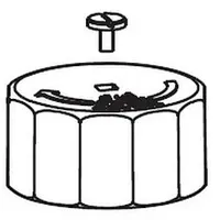 Grünbeck Verstellkappe mit Feststellschraube zu MX DN 25 -