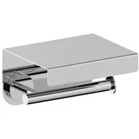 Herzbach Living Papierrollenhalter 30.815000.1.01 mit Deckel, Wandmontage, chrom
