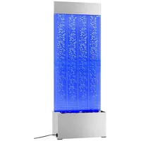 VidaXL Wassersäule Säulenleuchte Wasserfall Sprudelsäule Lichtsäule Sprudelwand Wasserwand Blasensäule