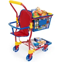 Bayer Design 75003AA Einkaufswagen integrietem Puppensitz, Kaufladenzubehör,