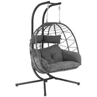 Juskys 	Korbhängesessel Aria Dunkelgrau 2 Personen