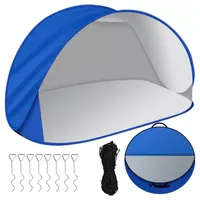 TRIZAND Strandmuschel Strandmuschel Pop Up 220x120cm UV Schutz 40