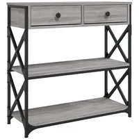 VidaXL Konsolentisch Grau Sonoma 75x28x75 cm