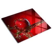 Tulup - Glasschneideplatten - Schneidebrett aus Glas - Herdabdeckplatten