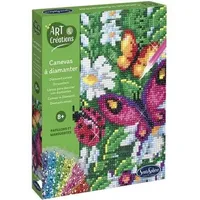 Sentosphere Strasssteinbild Blumen & Schmetterlinge 1 St. mehrfarbig