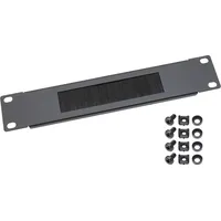 HMF 63389-02 Kabeldurchführung mit Bürsteneinsatz für Serverschrank, 10 Zoll
