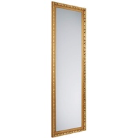 Mirrors & More Rechteckiger Barock Wandspiegel TANJA mit Holzrahmen