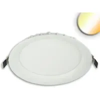 ISOLED LED Downlight 24W rund ultraflach ColorSwitch 2600K3100K4000K dimmbar