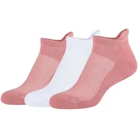 CAMANO Kurzsocken function (3-Paar) mit verstärkter Ferse rosa 39-42
