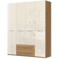 OTTO home Kleiderschrank OTTO HOME "Gala, beige hochglänzend UV