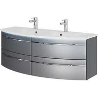 Saphir »Serie 7045 Mineralmarmor-Waschtisch und Unterschrank, 131 cm breit«,